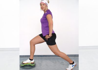 Squat training with MFT Trim Disc